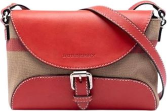 Burberry Pre-owned Henham Borsa a Spalla - - Pre-owned - Donna - Rosso - ONE SIZE