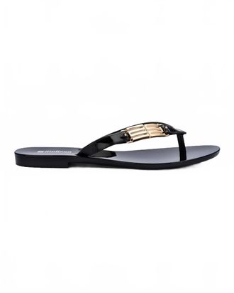 Melissa Womens Harmonic M Chic Flip Flops In Black