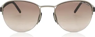 Porsche Design P8677 C Mens Sunglasses Gold Size 54