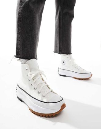 Converse Run Star Hike - Sneakers alte bianche-Bianco