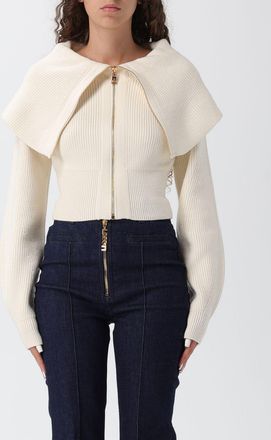 Elisabetta Franchi Sweater ELISABETTA FRANCHI Woman color White