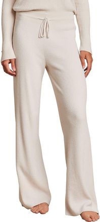 Barefoot Dreams CozyChic Ultra Lite Rib Drawstring Pants in Sand Dune at Nordstrom, Size X-Large