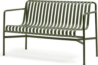 HAY Palissade Dining Bench, olive
