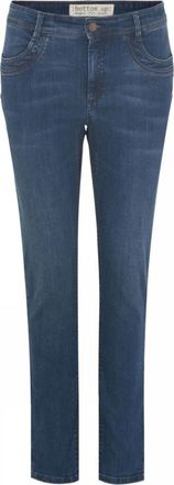 C.Ro Magic Fit Bottom Up Blauwe Denim Broek - Dames - Slim Fit Jeans - Blauw - L - Denim - Jeans