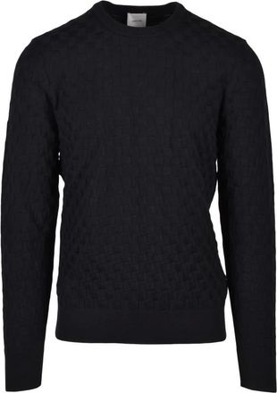 Calvin Klein Cotton Pullover - male - Calvin Klein - Round-neck Knitwear - Black - M - Knitwear
