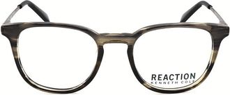 Kenneth Cole Mens Brown Round Eyeglass Frames KC0829-1