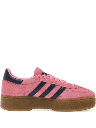 adidas Handball Spezial Bold three-stripes platform sneakers - Pink