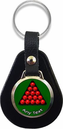 Generic Personalised Snooker Keyring Any Text Key Fob Birthday Gift R216