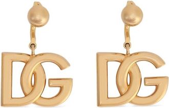 Dolce & Gabbana Golden DG Logo earrings