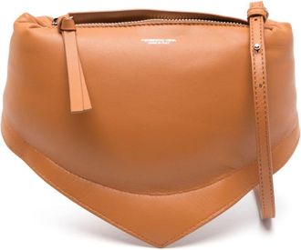 Federico Cina mini Tortellino leather bag - women - Calf Leather - One Size - Brown