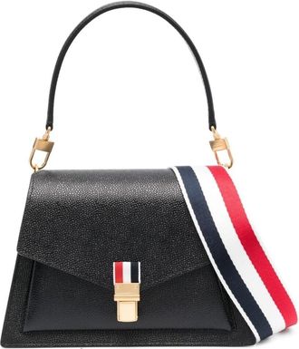 ☆国内発送☆ THOM BROWNE GREY LEATHER RABBIT BAG Rabbit Baguette Bag In Pebble Grain Leather | Thom Browne