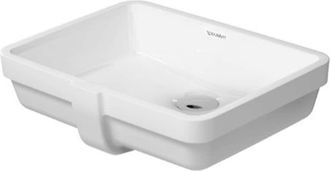 Duravit Duravit Vero - Lavabo De Encastre 43x32 Cm, Con Wondergliss, Blanco Alpino 03304300001