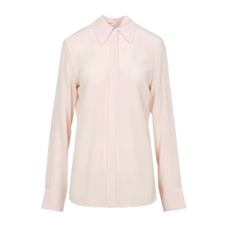 Sportmax Dames, Blouses & Shirts, Roze, Maat: M Zijde
