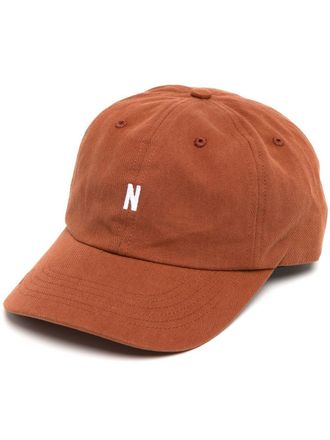 Norse Projects logo-embroidered baseball cap - Brown