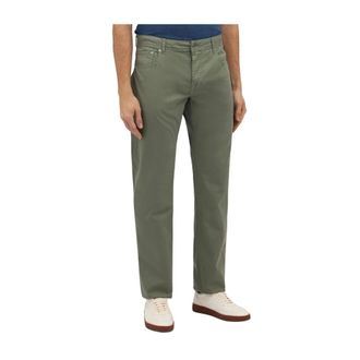Brooks Brothers Military Stretch Cotton Five-Pocket Trousers - male - Brooks Brothers - Straight Trousers - Green - W31 - Trousers