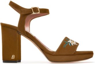Bally Womens Ladies Sandals in Brown KID - Size UK 3.5