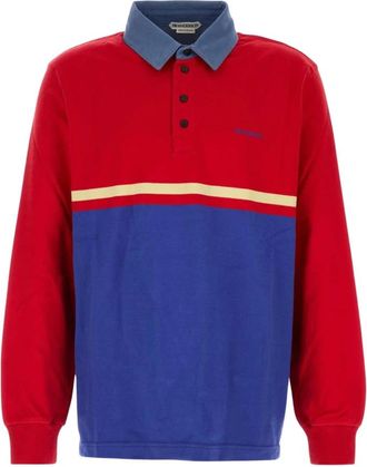 J.W.Anderson Denim-kraag kleurblok Polo Shirt - Heren - Polos - Veelkleurig - S - Denim - Tops