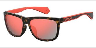 Polaroid PLD 6062/F/S Asian Fit Polarized 086/OZ Mens Sunglasses Tortoiseshell Size 59