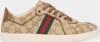 Gucci Stretch GG Canvas Low-Top Sneakers