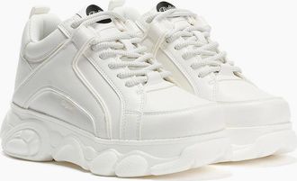 Buffalo Womens Buffalo CLD Corin Womens White Trainers - Size: UK 7 / eu 41 / us 10