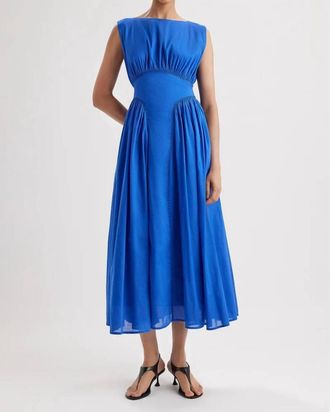 Merlette Verena Midi Dress In Ultramarine