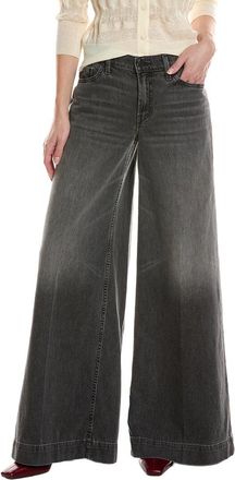 Mother Mother The Mid-Rise Headliner Heel Well Done Wide Leg Jean