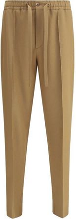 Valentino Mens Drawstring Waistband Trousers - Tan - Size EU 50 (Mens)