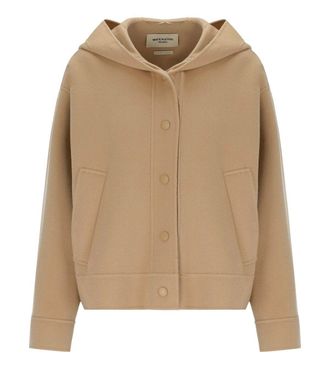 Weekend by Max Mara GIACCA CON CAPPUCCIO RIDENTE BEIGE MAX MARA WEEKEND