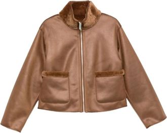Pennyblack Pbbextra Jas - Dames - Jassen - Bruin - Maat: S Su&egrave;de