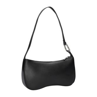 Hvisk Tassen, Heren, Zwart, ONE Size, Leer, Basal Soft Shoulder Bag