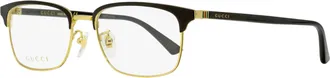 Gucci GG0131O Rectangular Metal Frame Eyeglasses - Gold