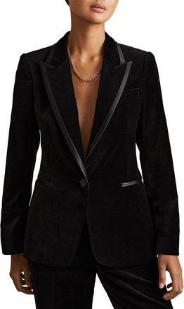 Reiss Parisa Sb Velvet Blazer