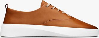 Wolf & Shepherd Mens Wolf & Shepherd Cruise Sneakers Honey Leather Lace-Up Shoes GAL1386