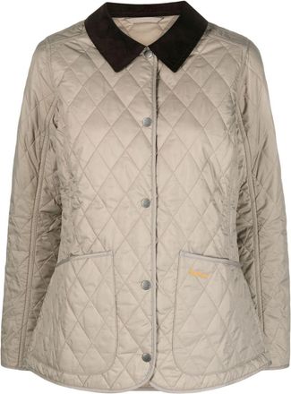 Barbour Annandale quilted jacket - women - Polyamide/Polyester/Cotton - 12 - Grey