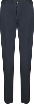 Incotex Slim Fit Pantalon - Heren - Chinos - Blauw - W34 - Katoen - Broeken