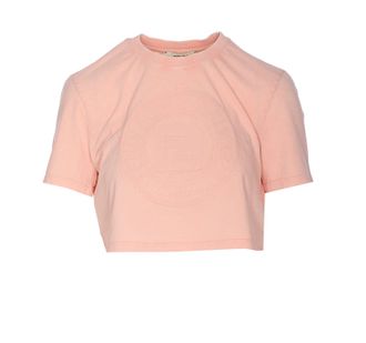 Fendi Pink Cotton T-shirt