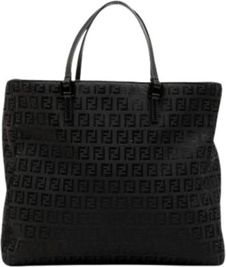 Fendi Pre-owned Tote Bags, female, Black, Size: ONE SIZE Pre-owned Vintage Tote Bag