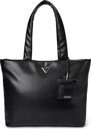 Guess Sunetra Tech Tote Tote Womens Handbags Black, Polyester