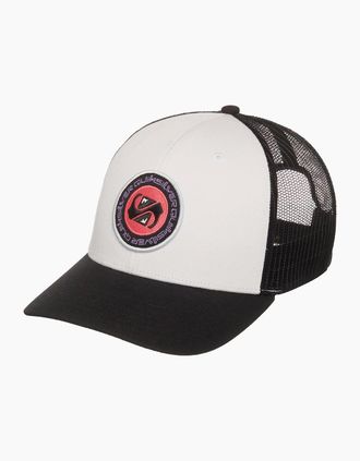 Quiksilver Mens Quiksilver Mens Decades Trucker Cap - Black/Grey - Size: ONE size