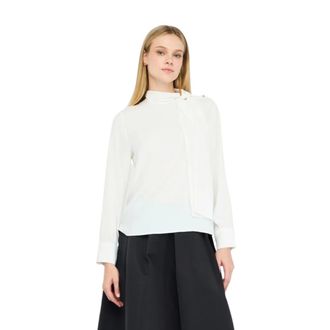 Liu Jo Dames, Blouses & Shirts, Wit, Maat: S Poliester