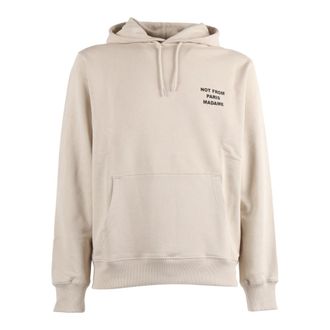 Dr&ocirc;le de Monsieur Le Hoodie Slogan - male - Drole de Monsieur - Hoodies - Beige - L - Sweatshirts & Hoodies