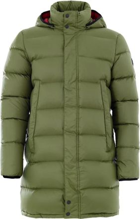 Moose Knuckles Giubbino Piumino Imbottito - Heren - Winterjassen - Groen - M - Katoen - Jassen