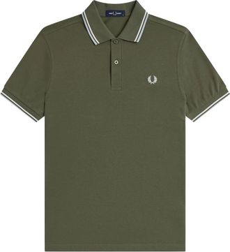 Fred Perry M3600 Polo - Heren - Polos - Groen - S - Katoen - Tops