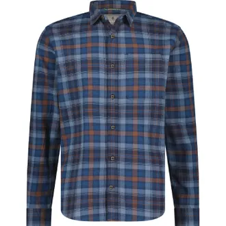 Royal Robbins Mens Lieback Organic Cotton Flannel Shirt Blue XXL