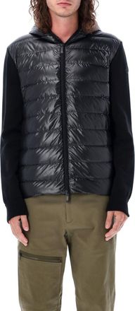 Moncler Black Quilted Hood Jacket