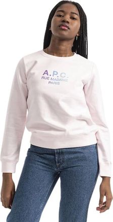 A.P.C. Mathilda Sweatshirt - Dames - Sweatshirts - Roze - L - Katoen - Hoodies & sweatvesten