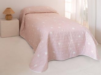 Happy Friday Colcha 100% algod&oacute;n rosa 200x260 cm (cama 105)