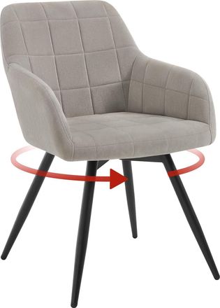 Woltu Sill&oacute;n Giratorio Tapizado Moderno, Silla De Escritorio De Oficina, Terciopelo, Gris Oscuro (1 Unidad) - Woltu