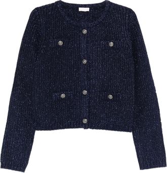 Liu Jo Cardigan con bottoni - Blu