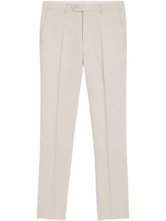 BOSS Tailored Fit Suit Trousers with Pressed Creases